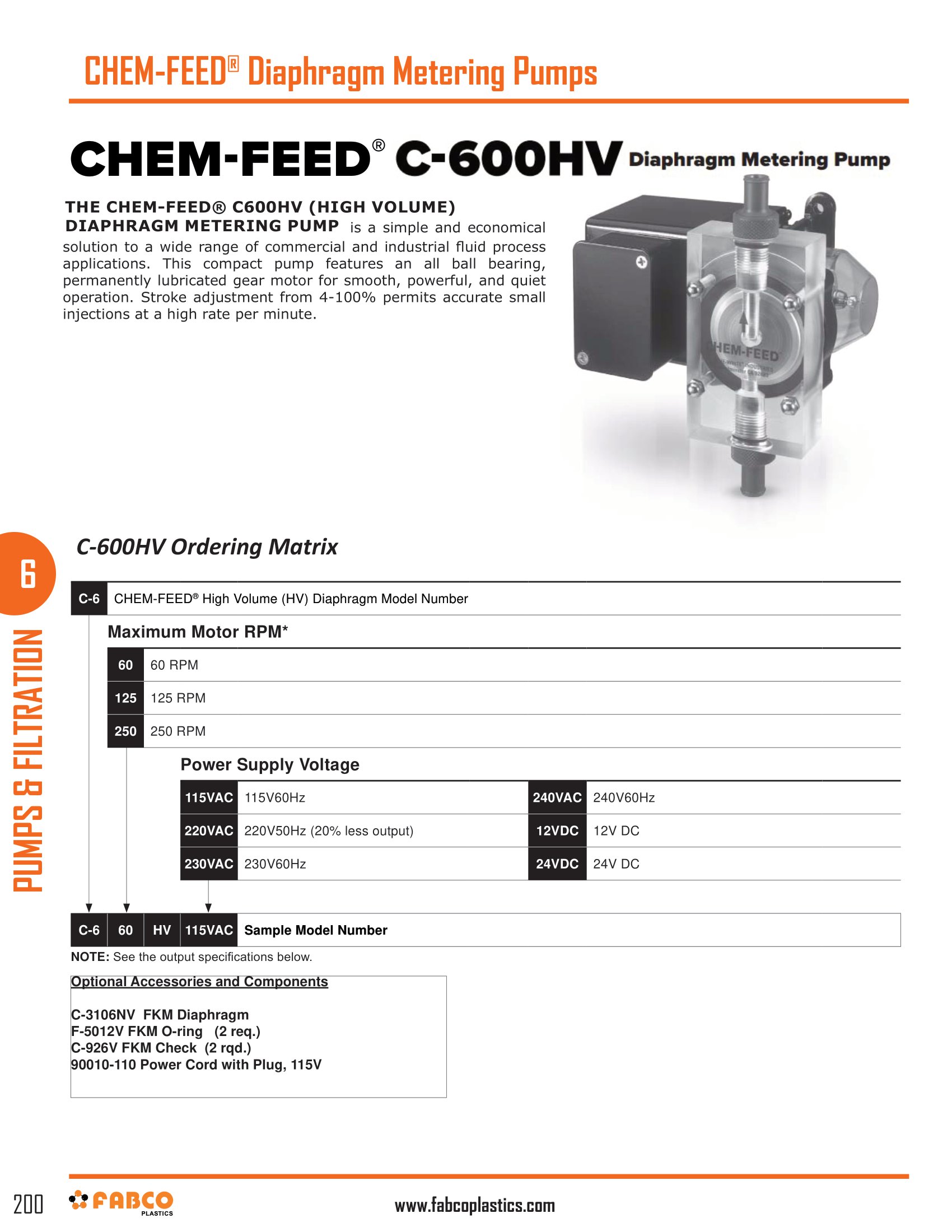 CHEM-FEED®  C-600P
