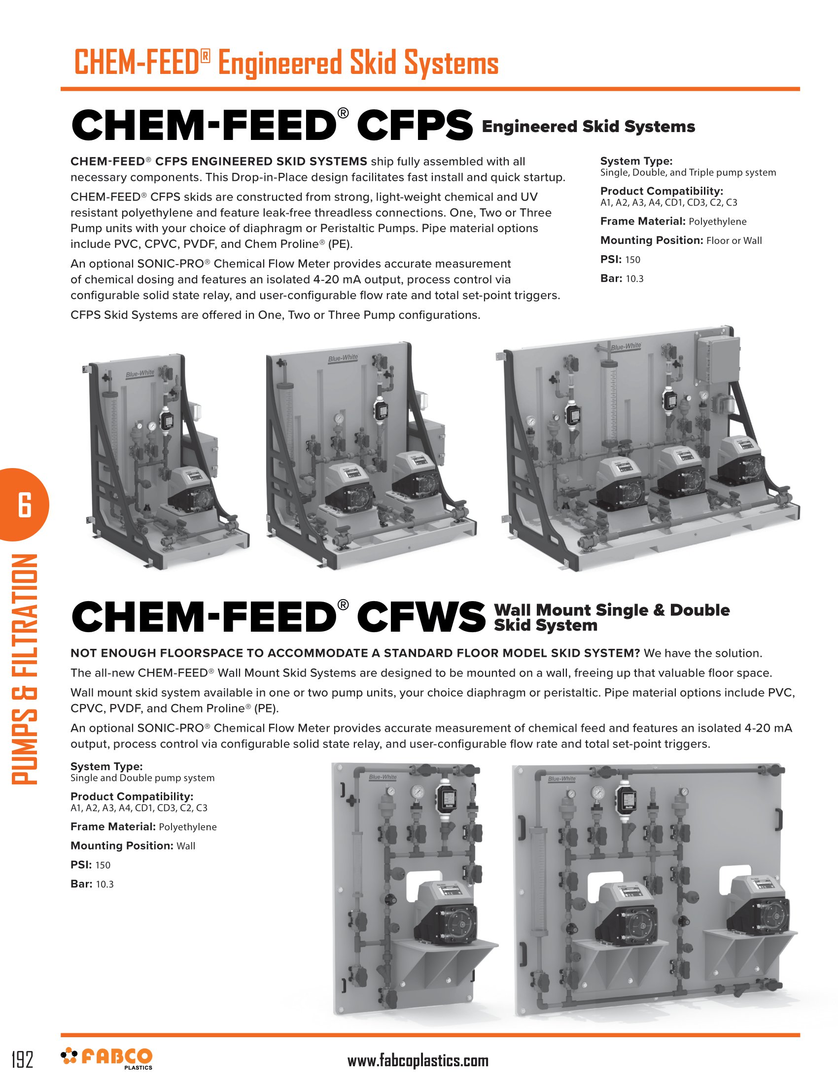 CHEM-FEED Engineered Skid Systems