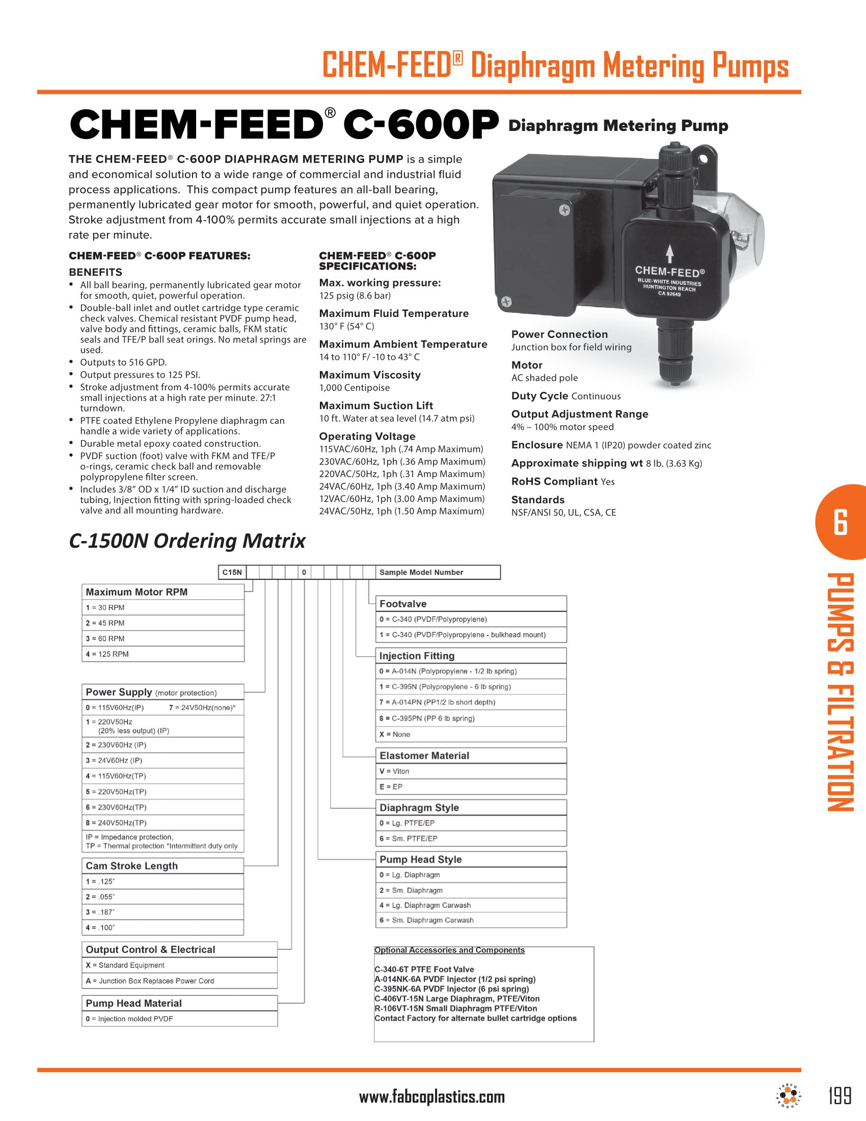 CHEM-FEED®  C-600P