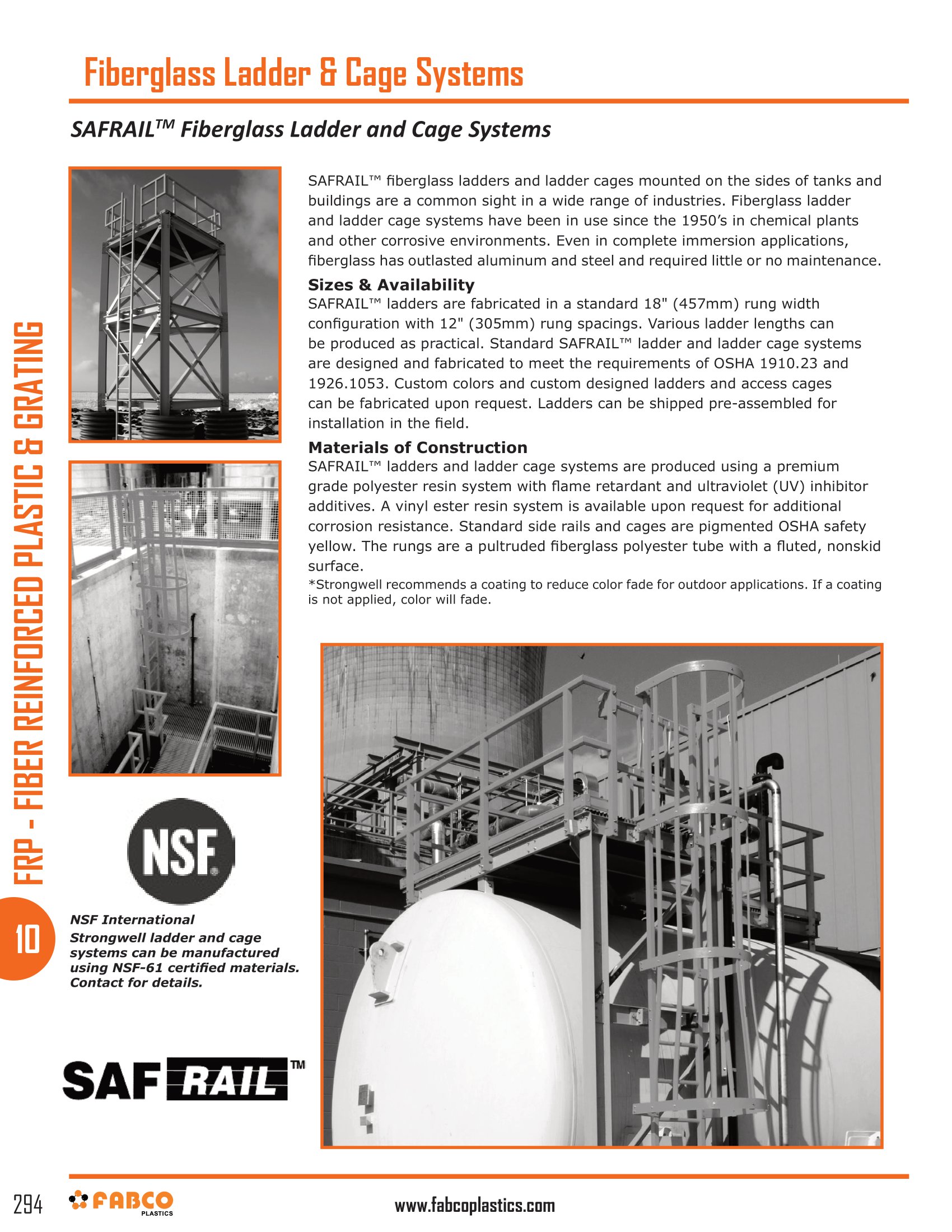 Fiberglass Ladder & Cage Systems